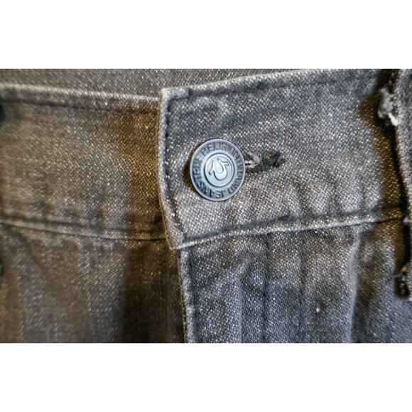 True Religion Mens Jeans 38 x 32 Gray Ricky World Tour Relaxed Fit Straight - Picture 6 of 16